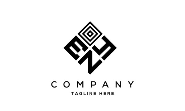 EYN square three latter logo vector