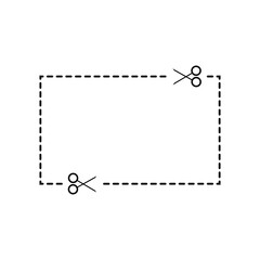 Cut out coupon shape