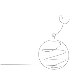 Christmas background with ball vector illustration