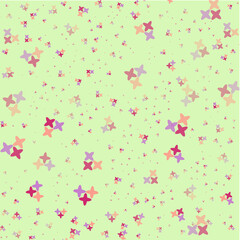 Seamless pattern with colorfulgeometric figures. Vector