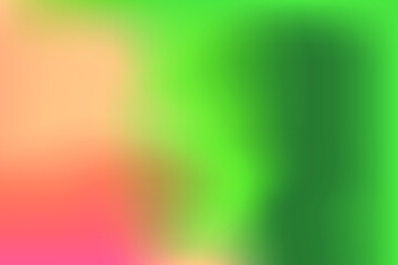 Beautiful blurred background for design in green, red and pink apple colors