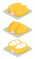 稲荷寿司のイラスト