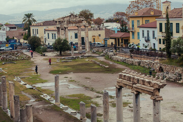 Obraz premium The Roman Agora in Athens