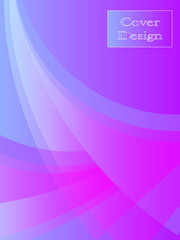 purple and blue cover background