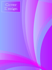 purple and blue cover background