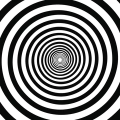 Foto op Plexiglas Hypnotic spiral background.Optical illusion style design. Vector illustration © Nadya