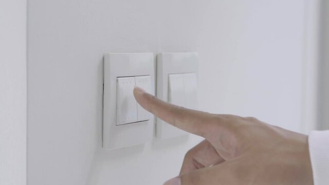 Finger turning white light switch