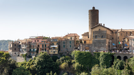 Obraz premium Nemi village near Rome Italy