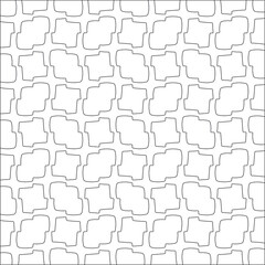 Vector pattern with symmetrical elements . Modern stylish abstract texture. Repeating geometric tiles from striped elements.