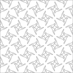 Vector pattern with symmetrical elements . Modern stylish abstract texture. Repeating geometric tiles from striped elements.