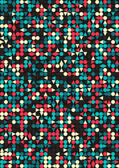 Abstract Geometric Pattern generative computational art illustration