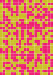 Abstract Geometric Pattern generative computational art illustration