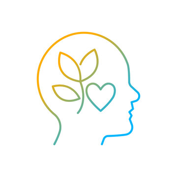 recommend clip art: Intrinsic motivation gradient linear vector icon. Inner desire. Satisfaction and enjoyment are rewards. Thin line color symbol. Modern style pictogram. Vector isolated outline drawing