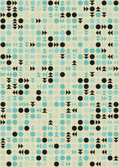 Abstract Geometric Pattern generative computational art illustration