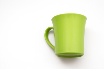 plastic cup isolated on a white background