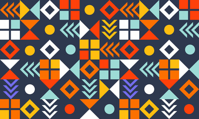 bauhaus seamless geometric background