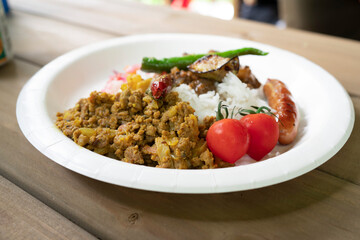 山やキャンプで食べるアウトドアごはん・山ごはん【スパイスカレー】