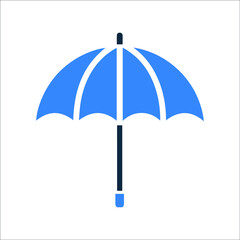 Protection, insurance, umbrella icon. Vector design isolated on a white background.