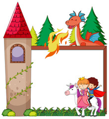 Fairy tale banner template
