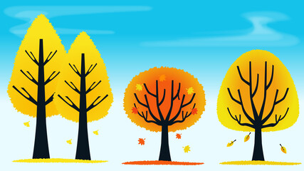 紅葉のイラスト