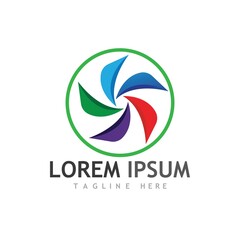 vortex vector illustration icon