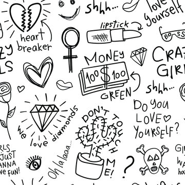 Doodles Teen Images – Browse 45,016 Stock Photos, Vectors, and