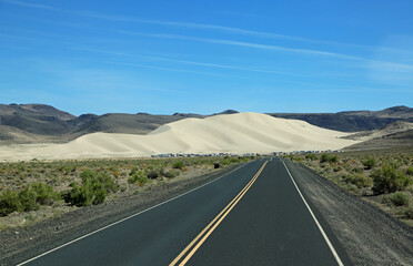 The road to Sand Mountain -  Recreation Area, Nevada
