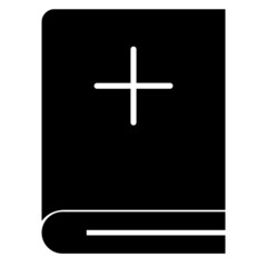 Fototapeta premium halloween fill_bible line icon
