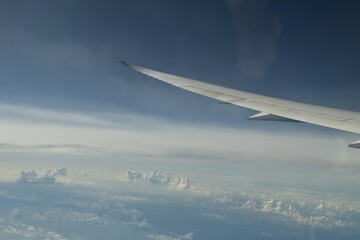 Obraz premium The view from an airplane in Japan
