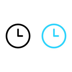 Clock icon. Time icon vector