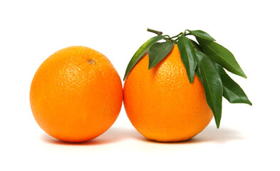 Orange isolated on white