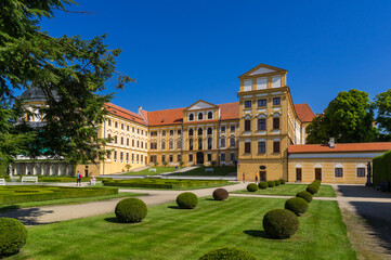Fototapeta na wymiar Baroque chateau in Jaromerice nad Rokytnou 