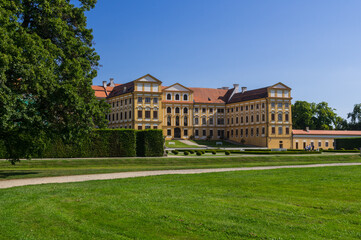 Fototapeta premium Baroque chateau in Jaromerice nad Rokytnou 