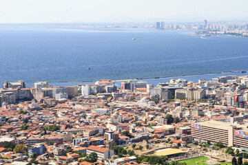 Fototapeta na wymiar aerial view of Izmir