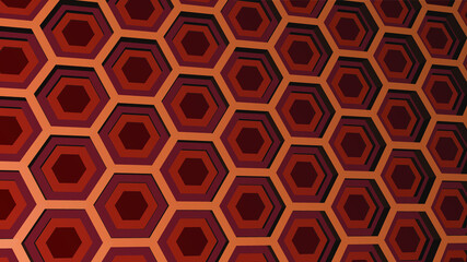 Hexagon abstract geometric background Modern stylish texture Repeating hexagon