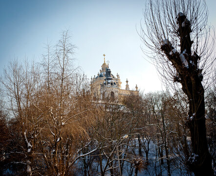 travel to the city of Lviv, Ukraine. Architecture, sights, temples