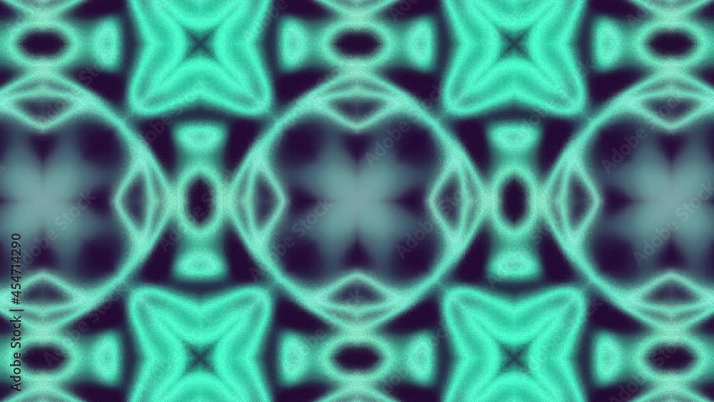 Aufkleber dark background with light glowing lines and dots in abstract dynamic mosaic. minimal motion graphic