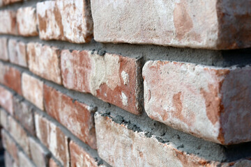 Brick wall urban background 