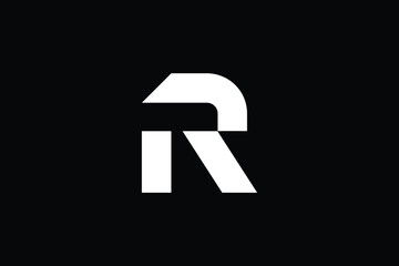 RT logo letter design on luxury background. TR logo monogram initials letter concept. RT icon logo design. TR elegant and Professional letter icon design on black background. T R RT TR