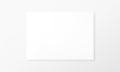 グレーの壁に架けられた白いボード、フレーム