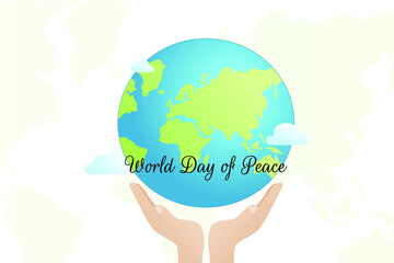 World day of peace. Vector illustration