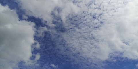 blue sky with clouds