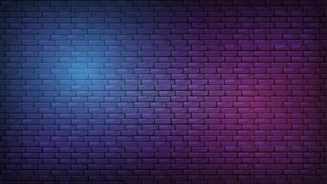 Wow Neon Light On The Wall