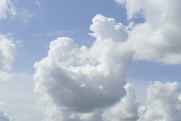 Weisse Wolken, Blauer Himmel, Hintergrundbild, Deutschland, Europa