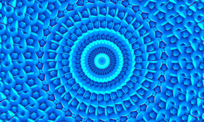 Blue White Polygonal Mosaic Background, kaleidoscope wallpaper. Creative Business Design Templates
