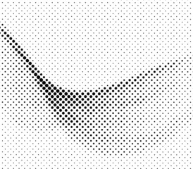 Abstract halftone background. Modern gradient halftone pattern vector illustration. Black and white Halftone dot art. 