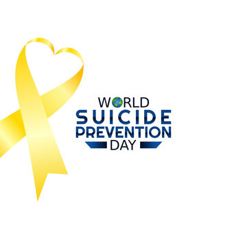 vector graphic of world suicide prevention day good for world suicide prevention day celebration. flat design. flyer design.flat illustration.