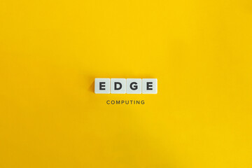 Edge Computing Banner. - obrazy, fototapety, plakaty