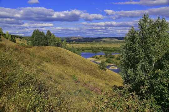 Ural river Sylva in Kishert district