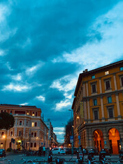 Fototapeta premium Golden hour in Italy